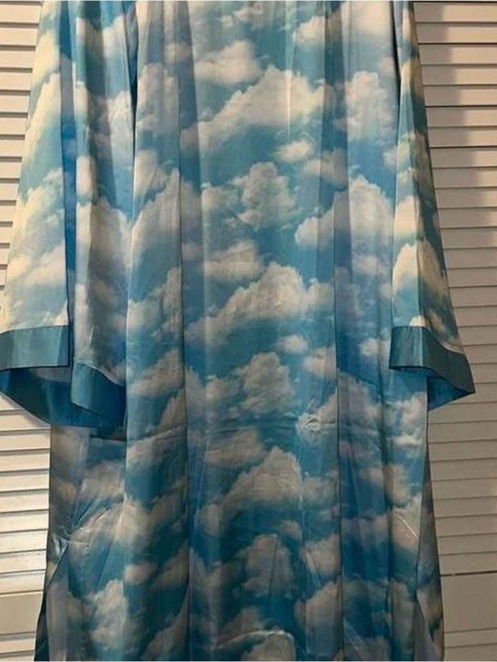 New! Dressed in LALA Good Karma Kimono in Cloud Nine - L/XL - Picture 8 of 11